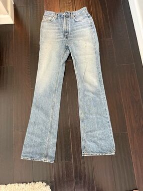 Agolde 90s style Light Blue Washed Denim Jeans - mid rise vintage flair